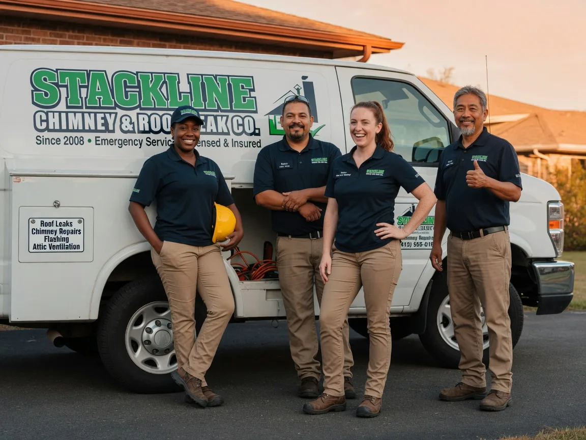 Chimney flashing repair company in Rowland, NC